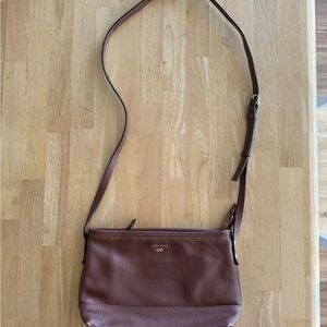 Cole Haan Chestnut Leather Shoulder Bag
